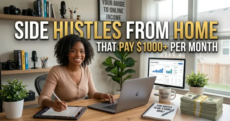13 Best Side Hustles From Home